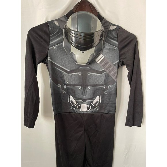 GI Joe Black Snake Eyes Jumpsuit and Mask Halloween Costume - Picture 2 of 11